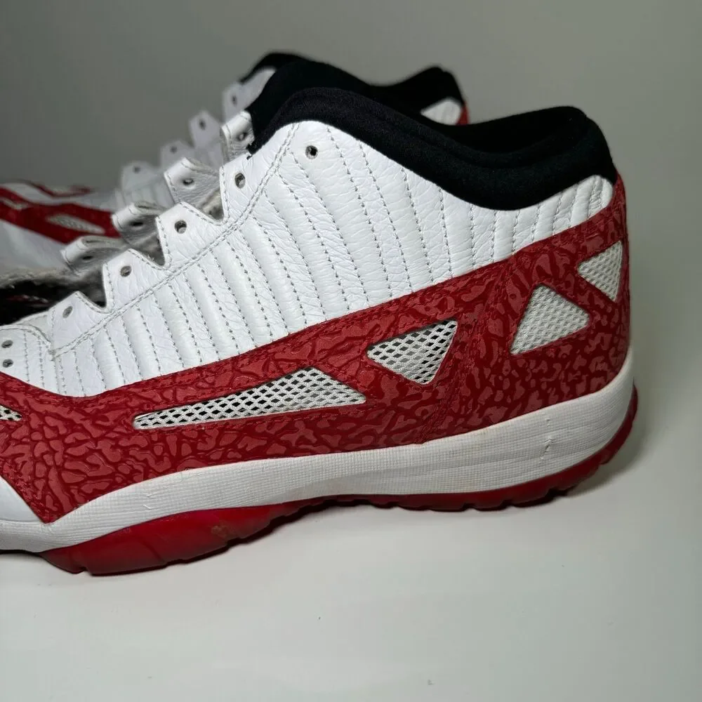 Air Jordan 11 Retro IE Low Gym Red Mens Size 18 Red White 919712-101 Basketball